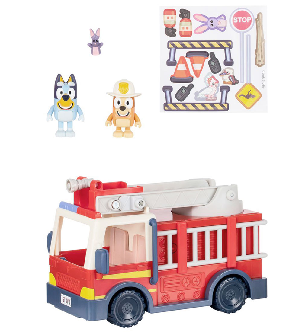 Bluey Spielset - Feuerwehrauto