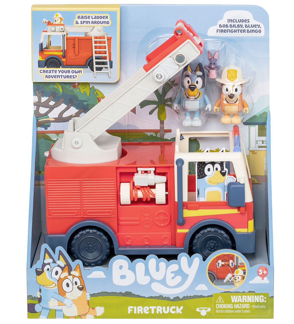Bluey Spielset - Feuerwehrauto
