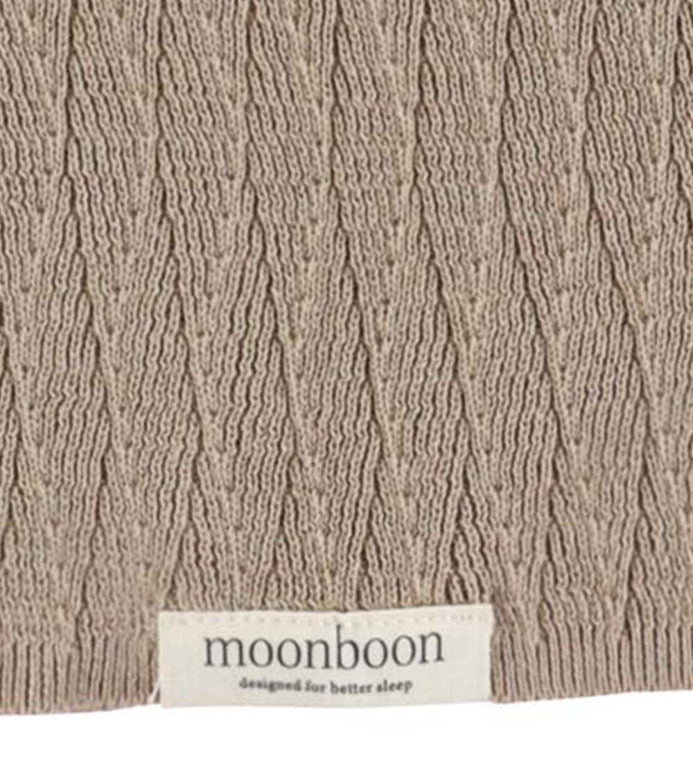 Moonboon Filt - Stickad - 100x80 cm - Jorden