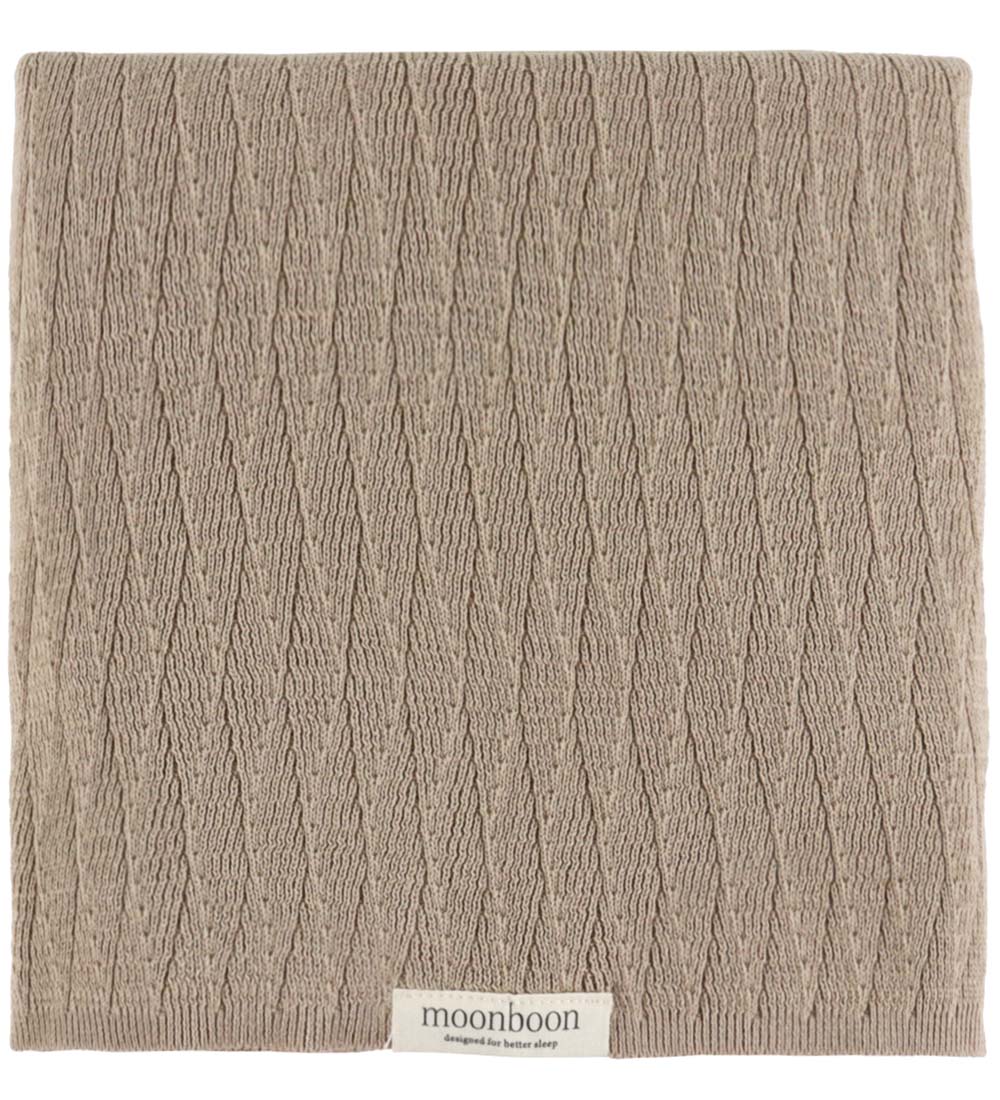 Moonboon Filt - Stickad - 100x80 cm - Jorden