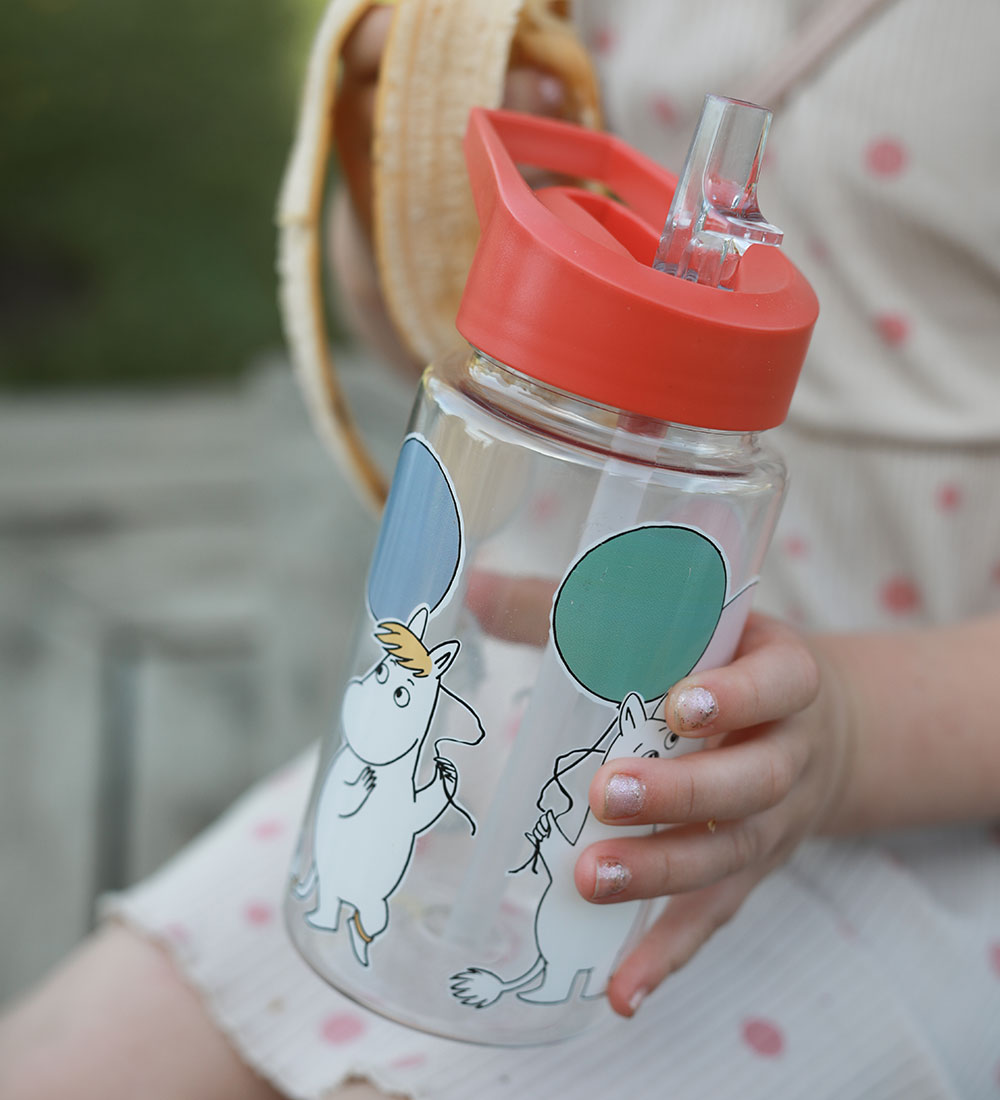 Rätt Start Water Bottle - Mumi - 550 mL - Red