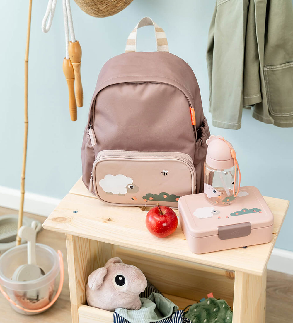 Done by Deer Preschool Backpack - Tiny Farm - Powder