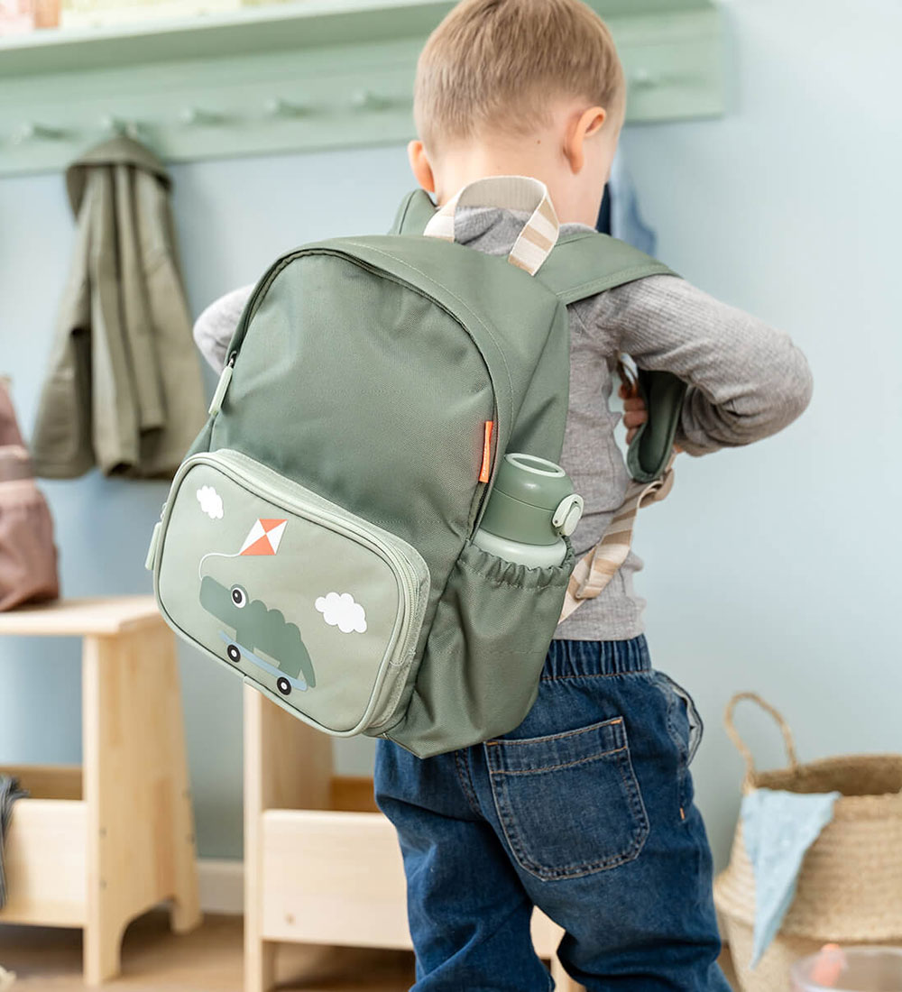 Done by Deer Preschool Backpack - Playground - Green