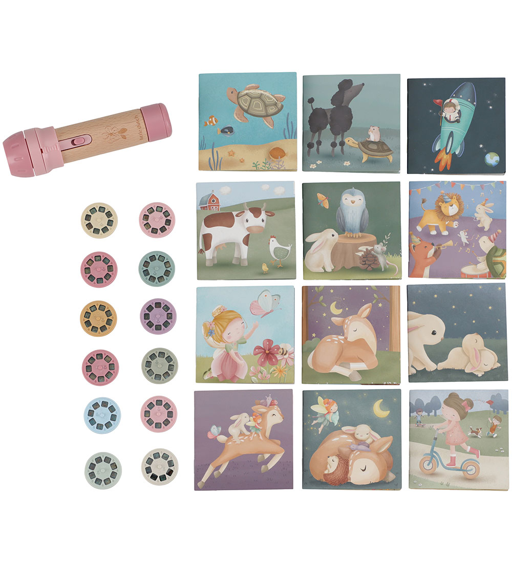 Little Dutch History Projector Flashlight - Pink