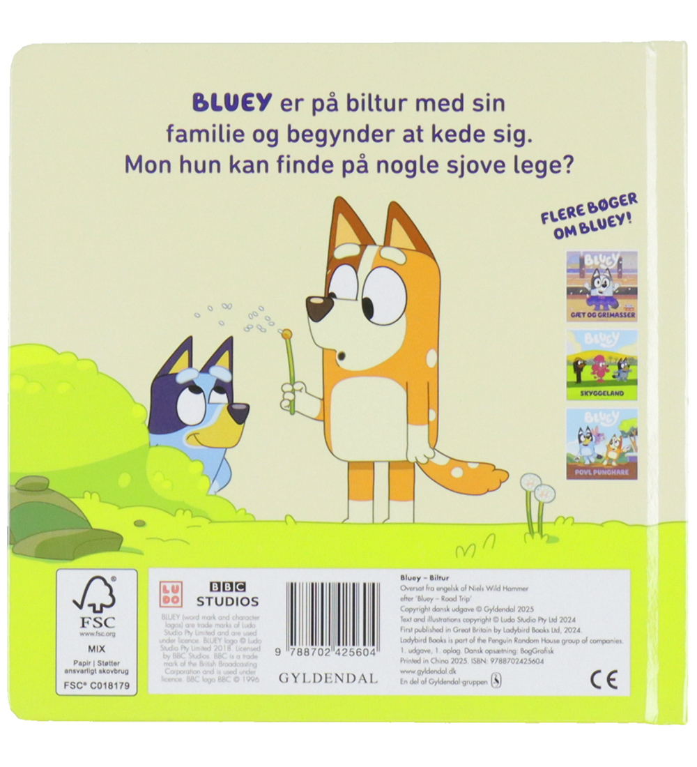 Forlaget Gyldendal Bók - Bluey - Bílaferð