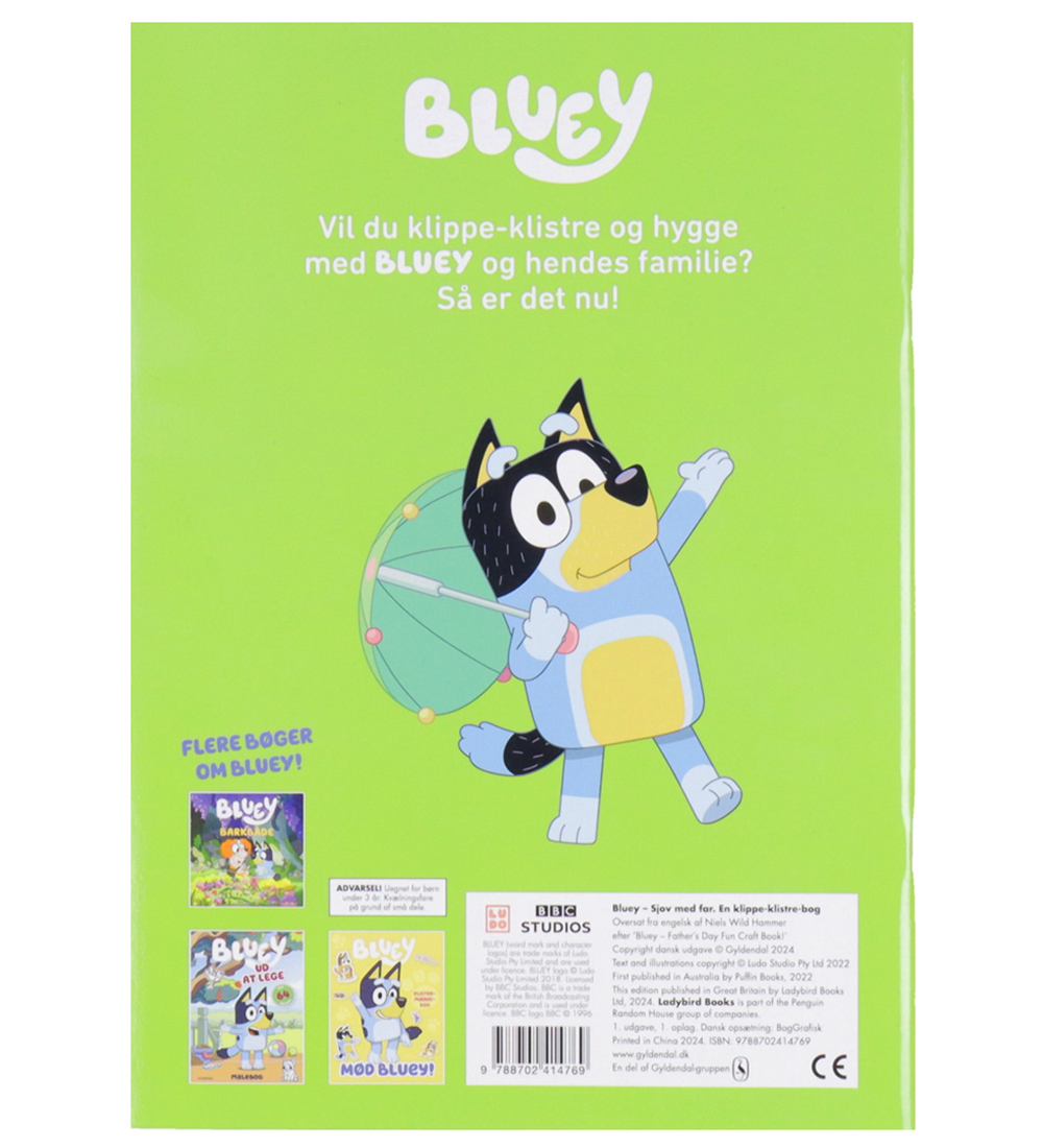 Forlaget Gyldendal Activity Book - Bluey - Fun With Dad