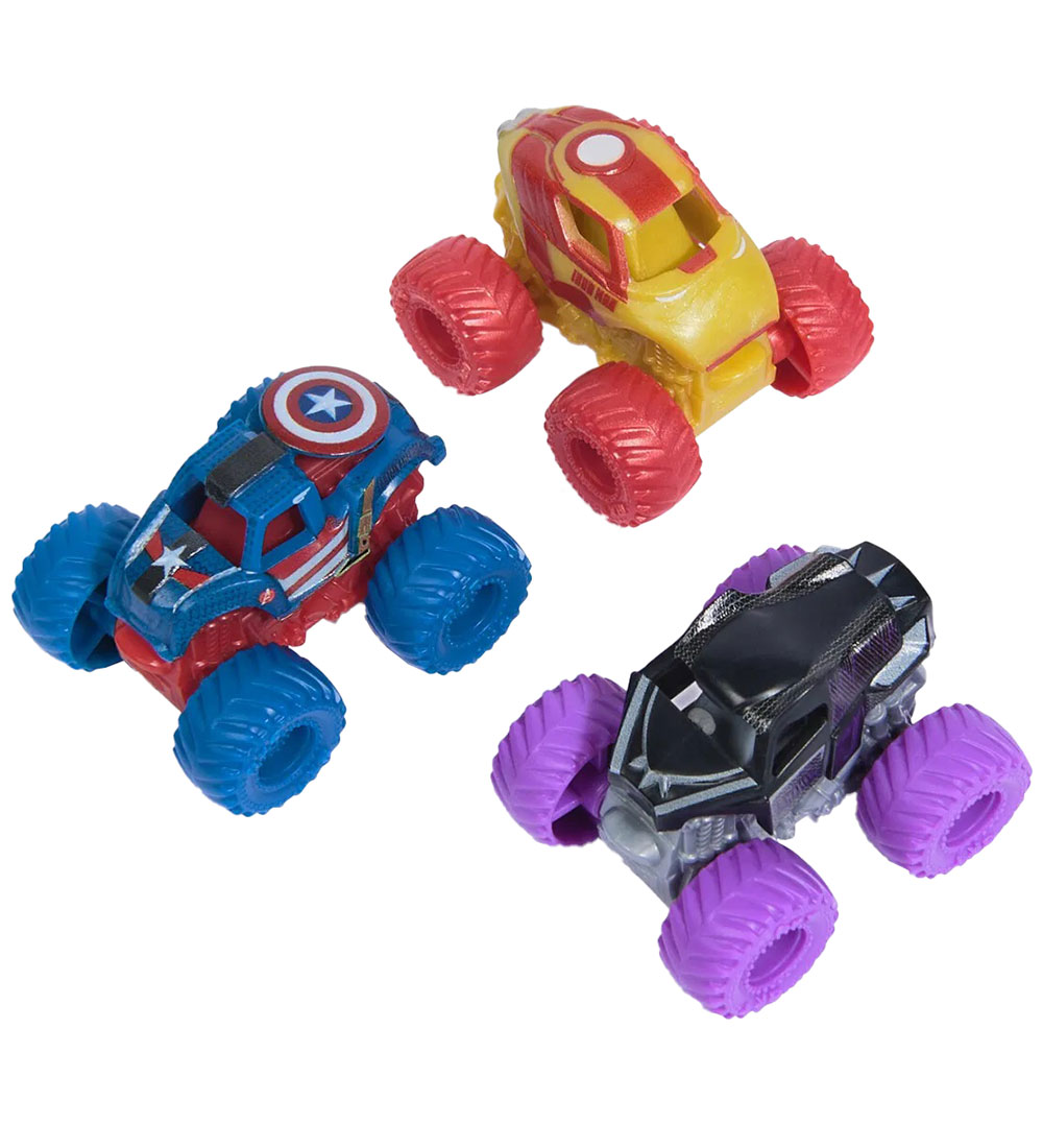 Monster Jam - 1:87 - Mini - Marvel - 3-Pack