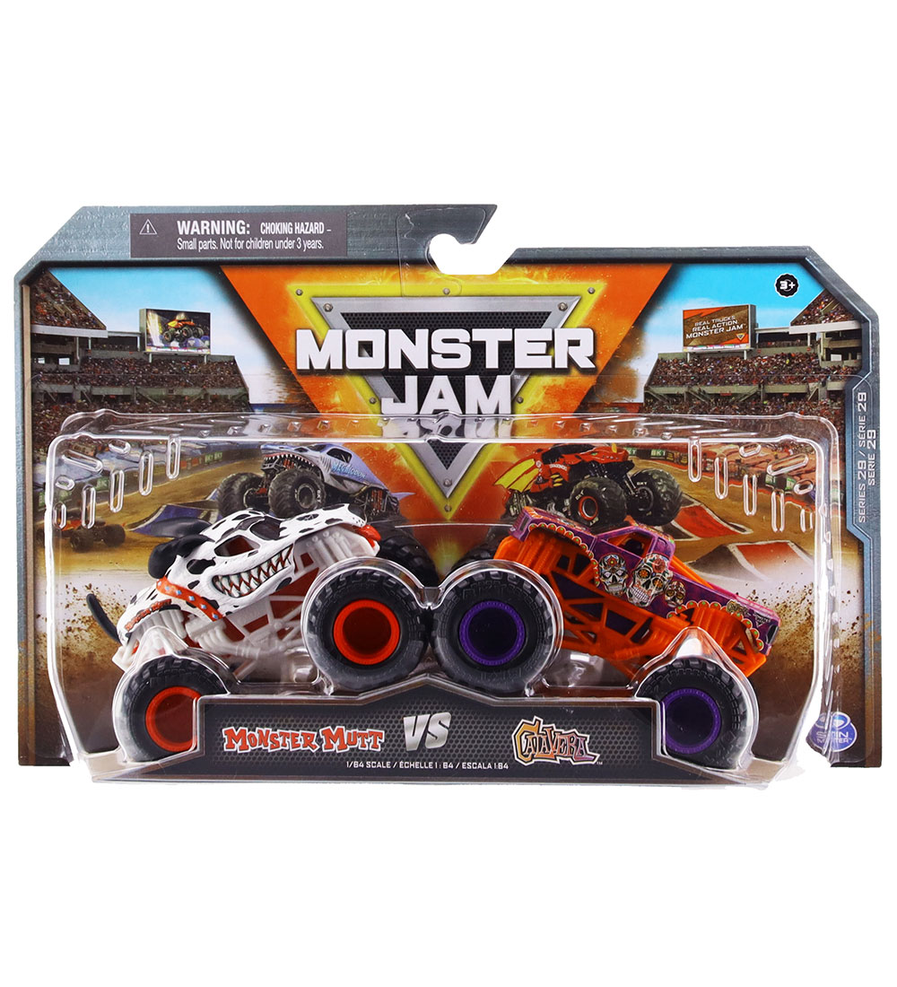 Monster Jam Truck - 1:64 - 2-Pack - Die Cast