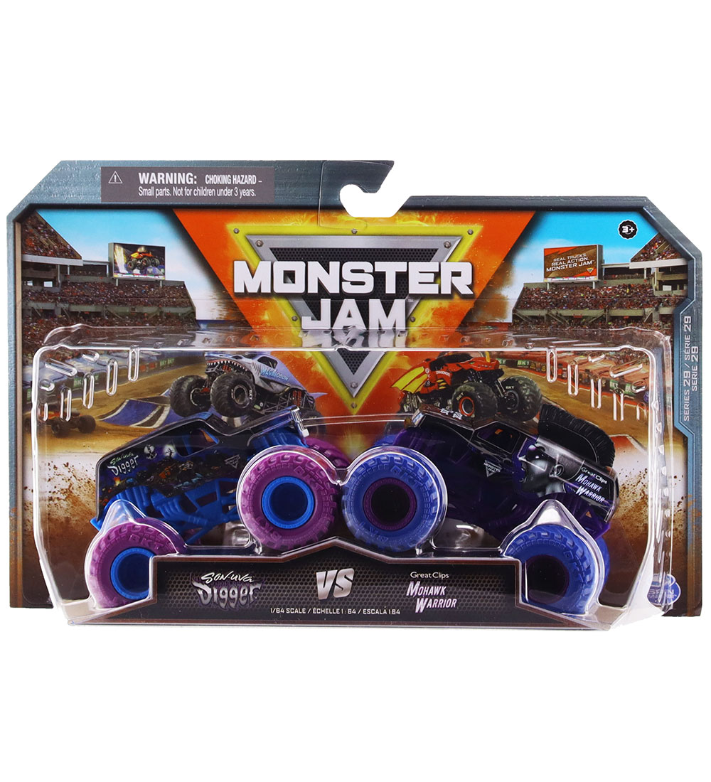 Monster Jam Truck - 1:64 - 2-Pack - Die Cast