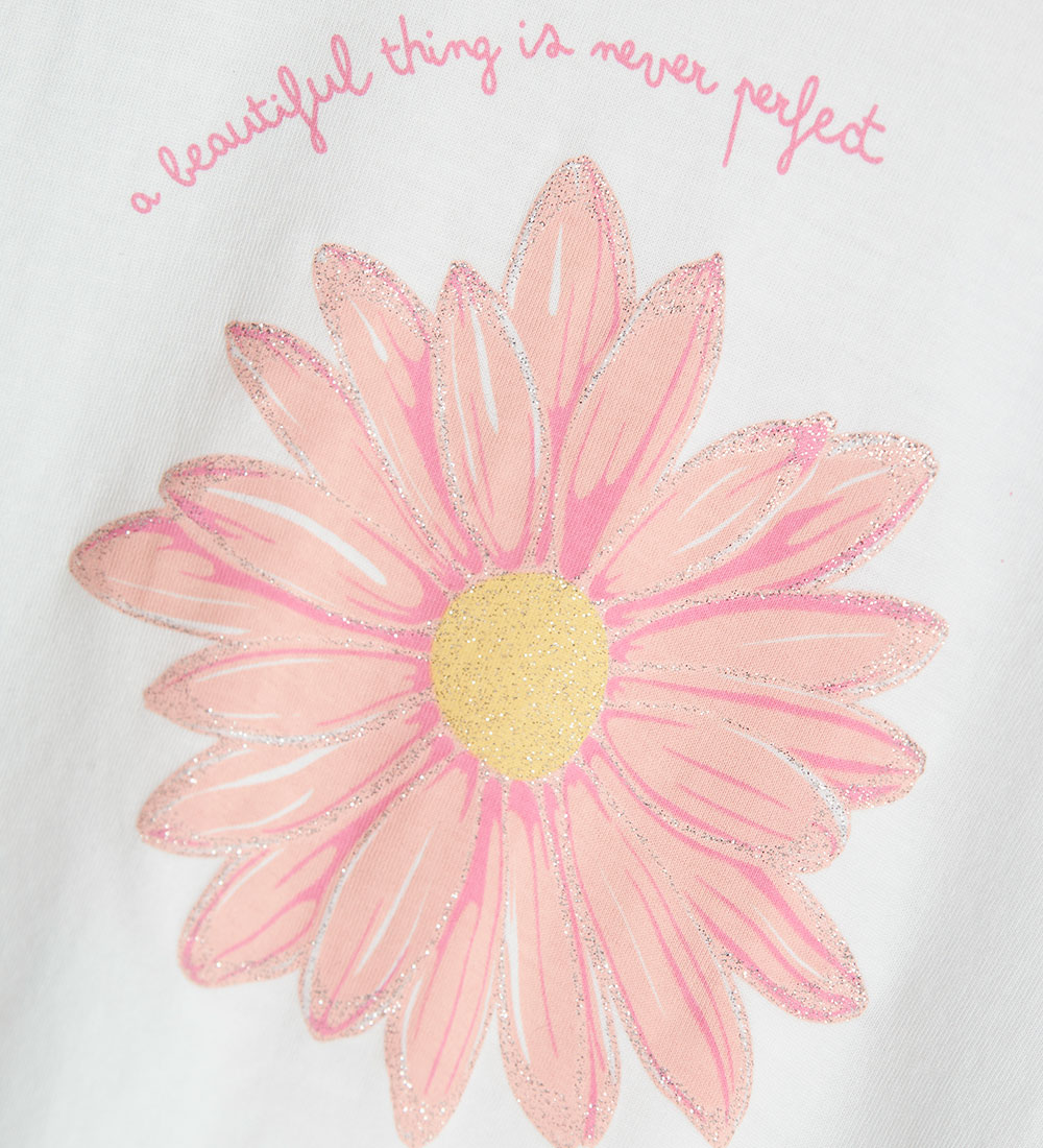 Name It T-shirt - NkfHelka - Lucent White