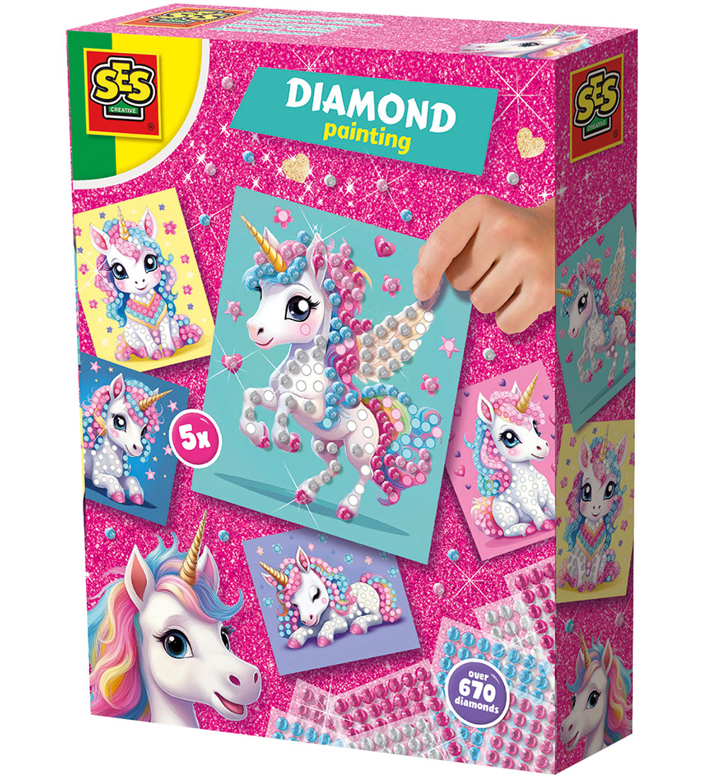 SES Creative Creation Set - Diamond mosaic - Unicorn