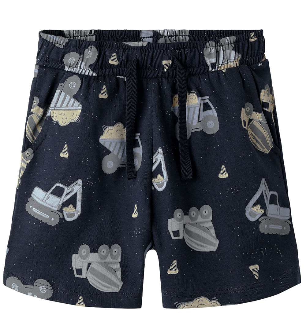 Name It Shorts - NmmHector - Navy Blazer w. Print