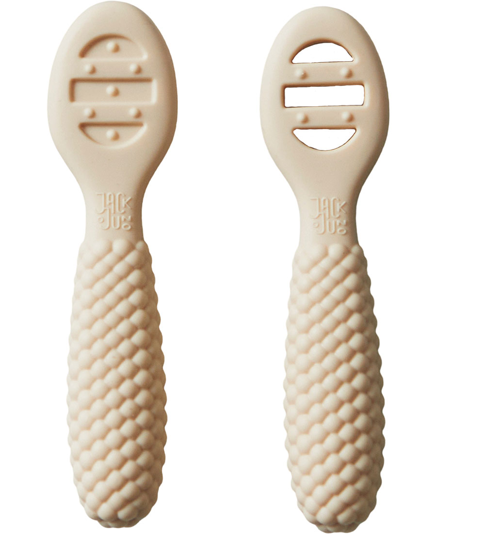 Jack o Juno Baby Spoons - Silicone - 2-Pack - Bubble - Milk