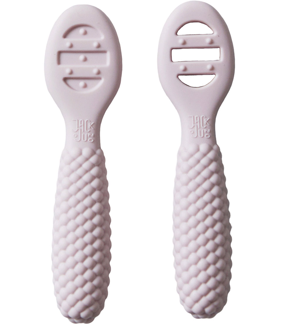 Jack o Juno Baby Spoons - Silicone - 2-Pack - Bubble - Light Pin