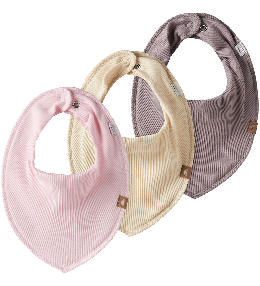 Bavoirs Name It - Rib - 3 Pack - NbfYvettejilla - Blanchi Sa