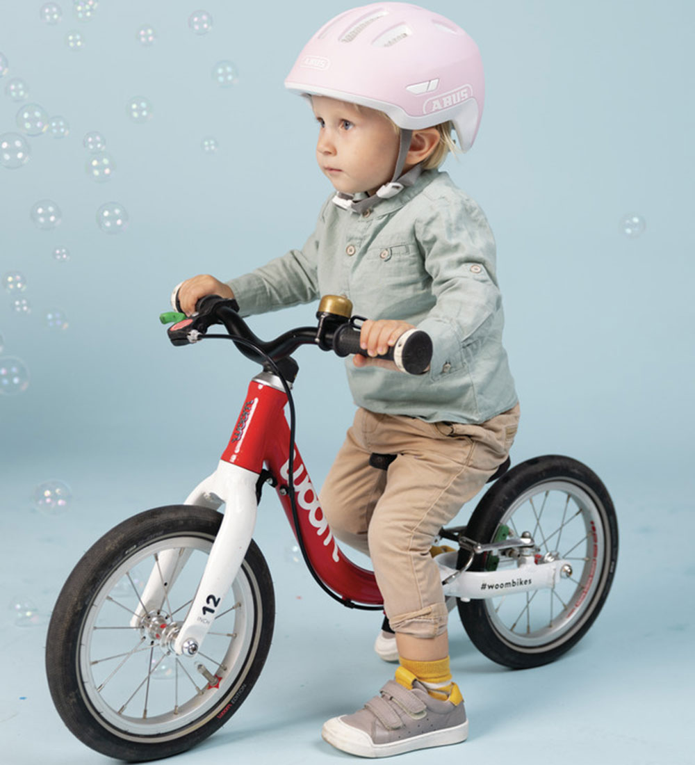 Abus Bicycle Helmet - Smiley 3.0 Ace LED - Pure Rose