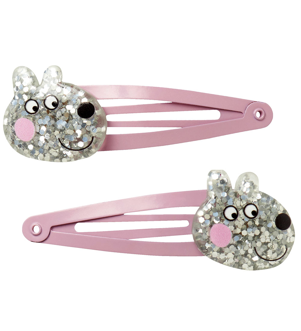 Name It Haarspange - 2er-Pack - NmfAmari - Peppa Wutz - Gebleich