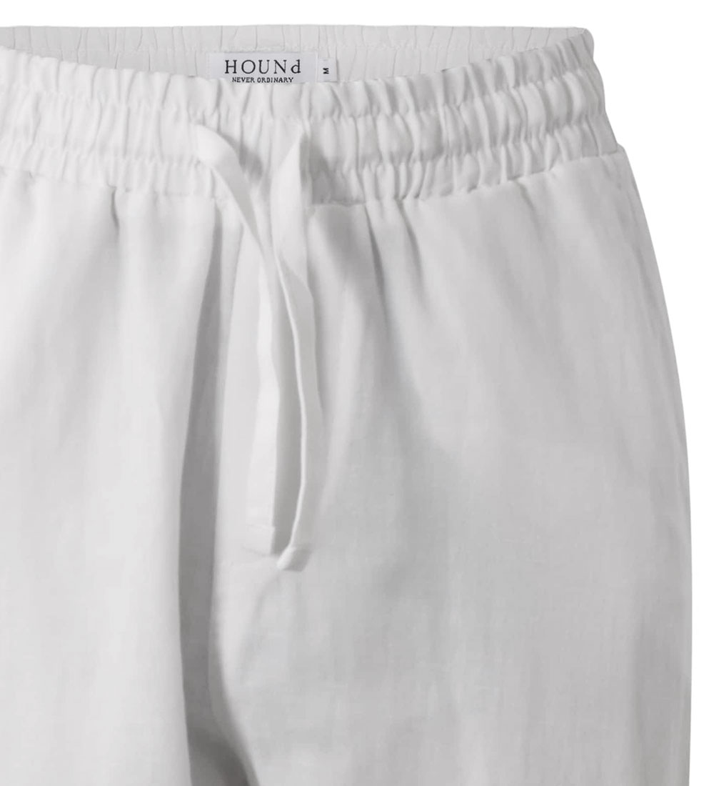 Hound Trousers - Cotton/Linen - White