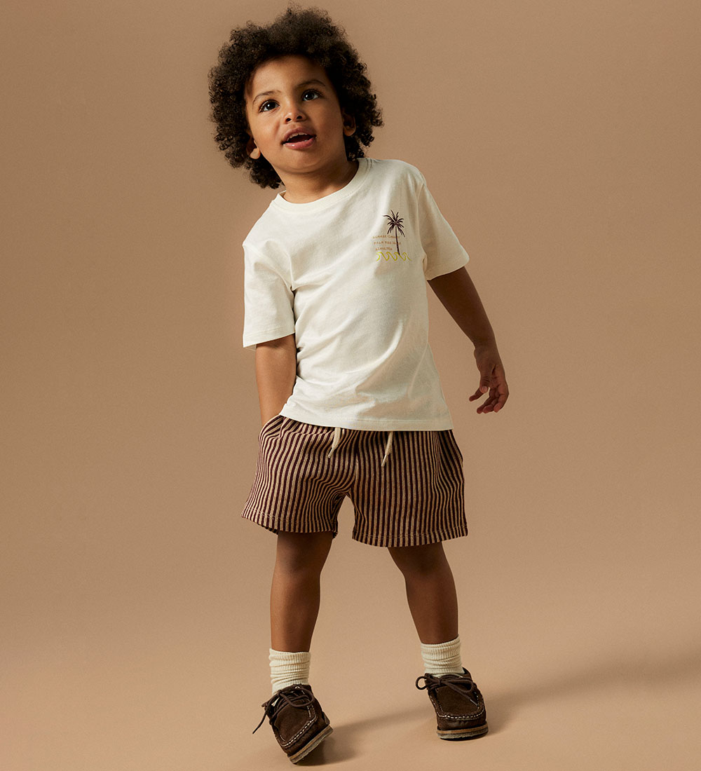 Name It Shorts - Striped - NmmHaris - Windsor Wine