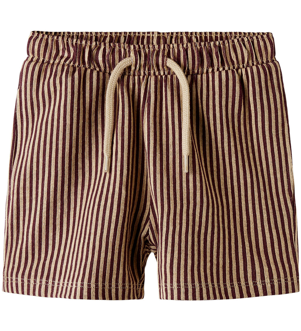 Name It Shorts - Striped - NmmHaris - Windsor Wine