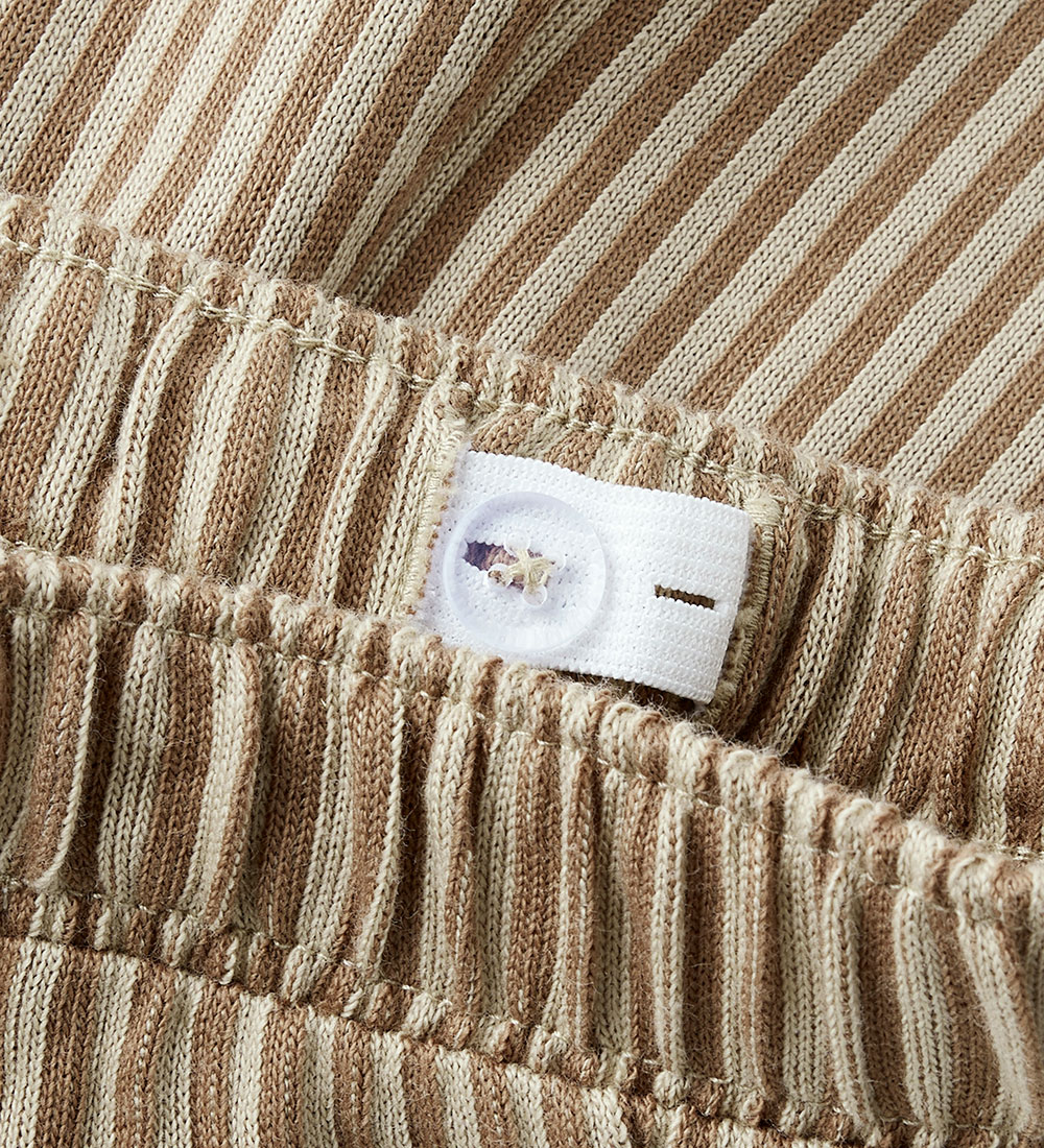 Name It Shorts - Striped - NmmHaris - Irish Cream