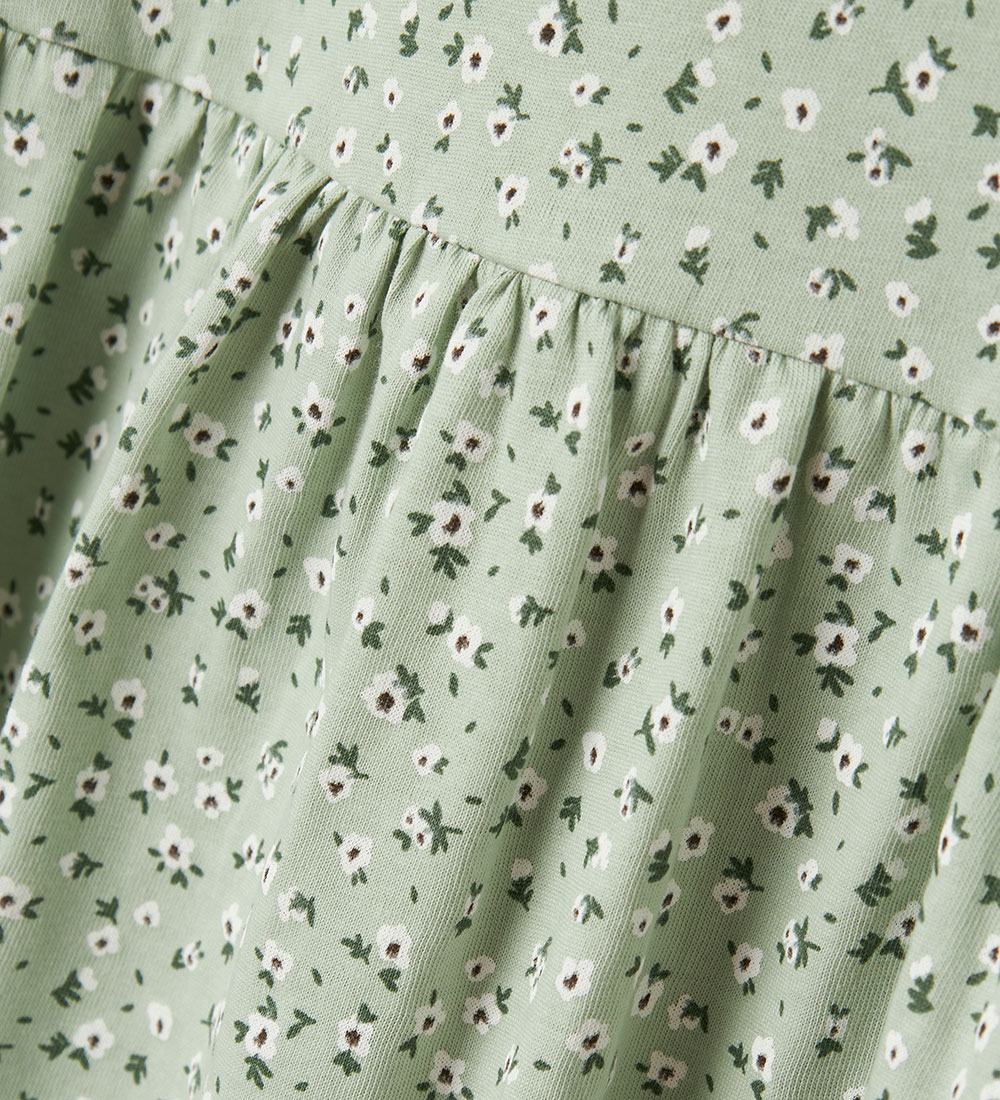 Name It Kleid - NkfVigga - Aqua Grau/Floral