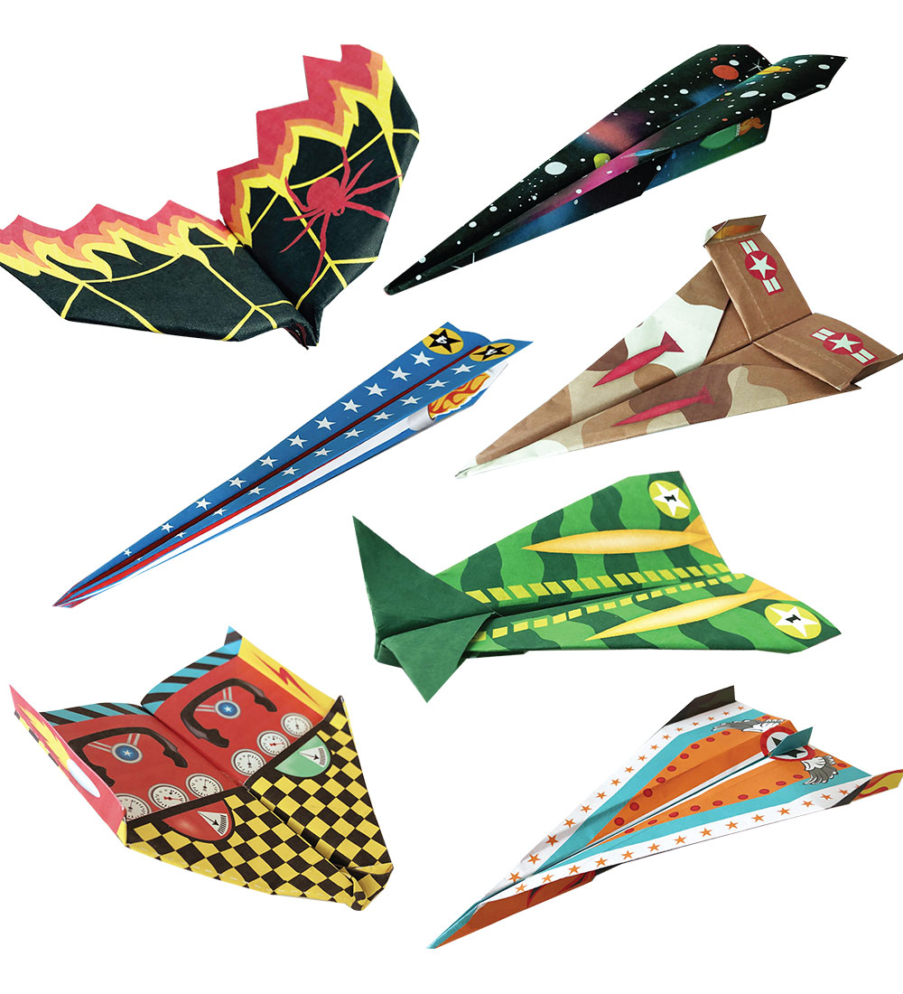 Set de Création Box Candiy - Fabriquez 40 avions en papier - Tot