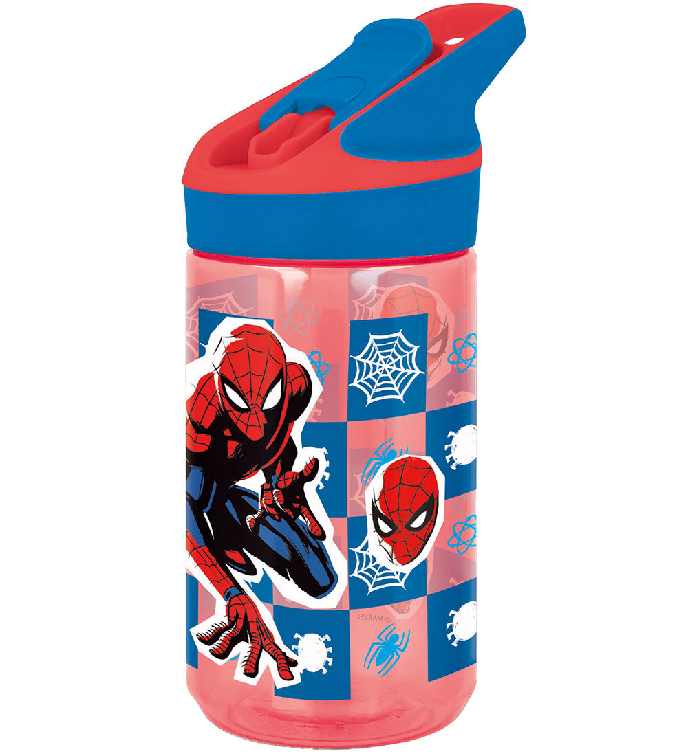 Spider-Man Water Bottle - 480 mL - Red/Blue