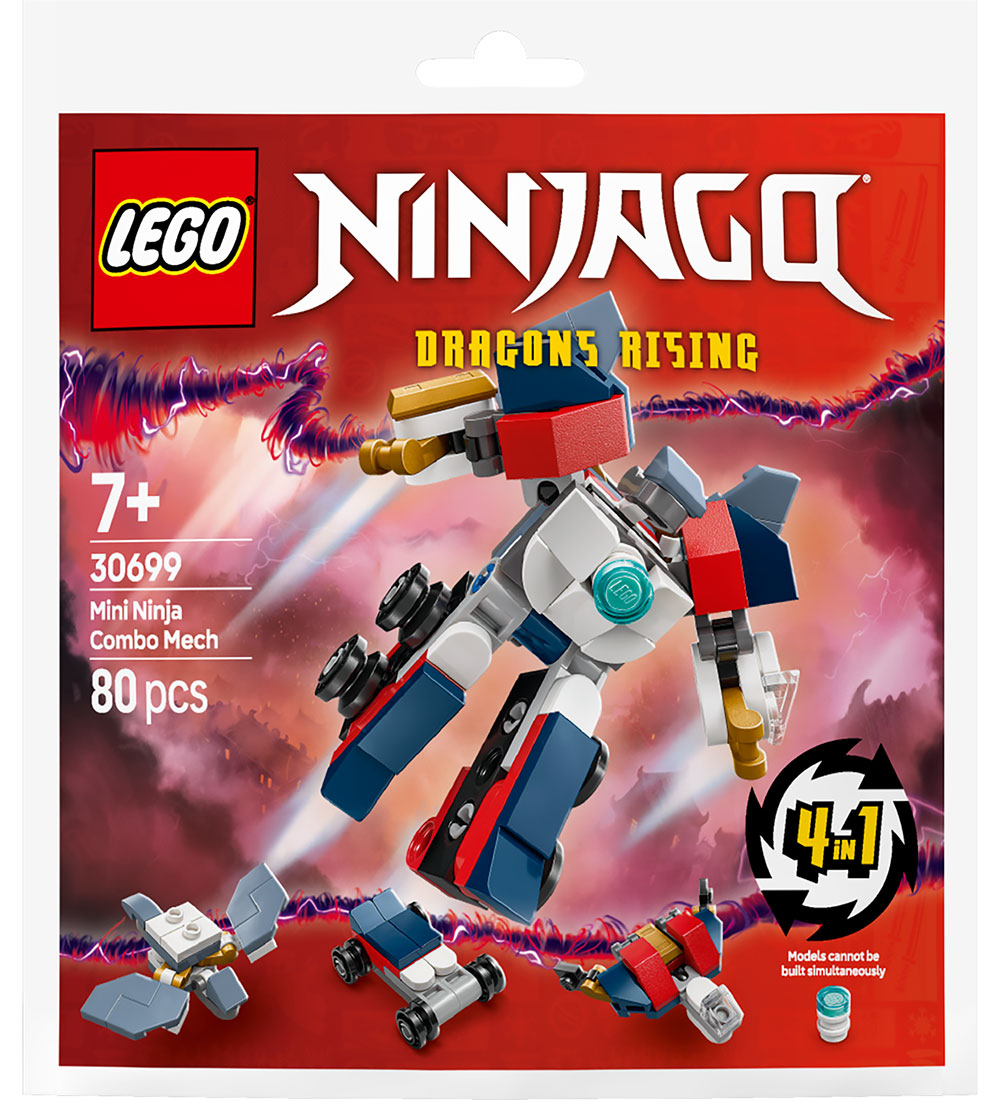 LEGO® Ninjago - Kombi-ninjamech 30699 - 4-I-1 - 80 Parts