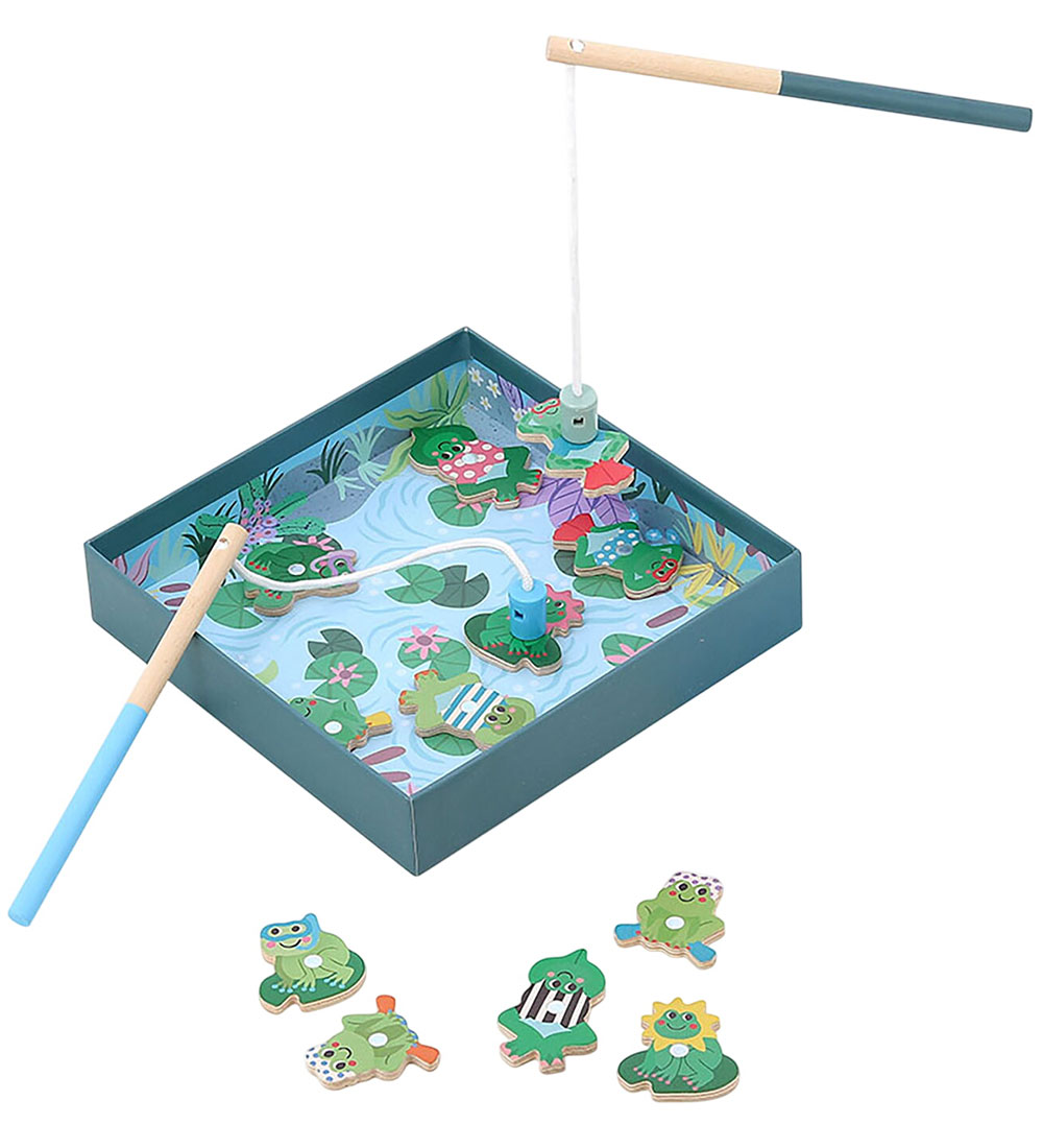 Vilac Fishing Game - Wood - Happy Frogs