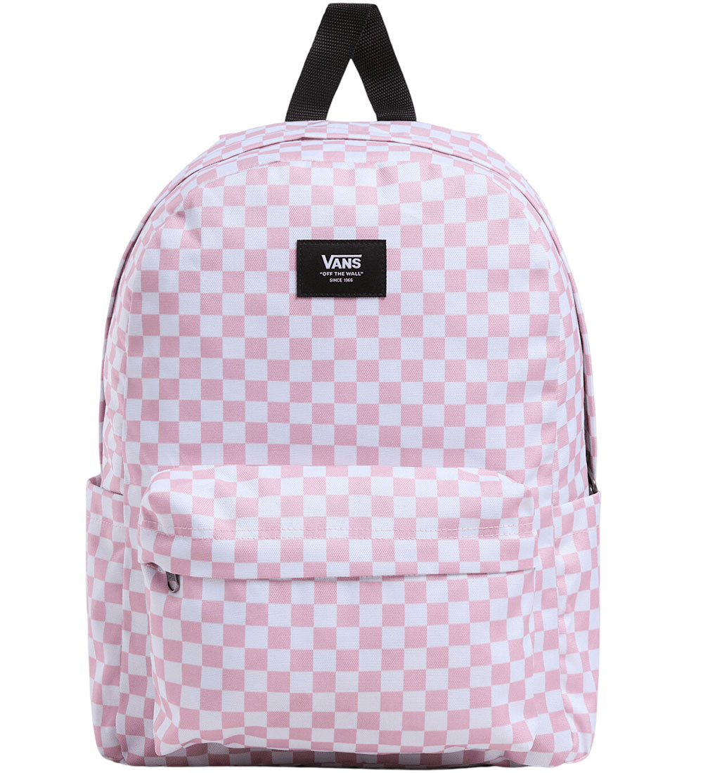Vans Backpack - Old Skool Grom Check - Coral Blush