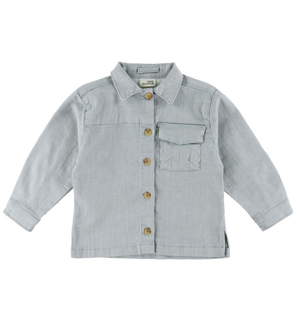 Sofie Schnoor Jacket - Hector - Blue Denim Stripe w. Lightning
