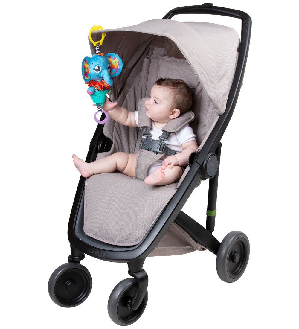 Playgro Pram Clip Toy w. Music - Elly Elephant