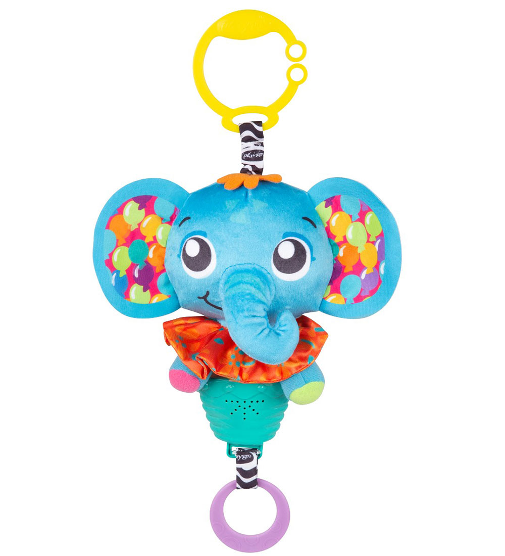 Playgro Pram Clip Toy w. Music - Elly Elephant