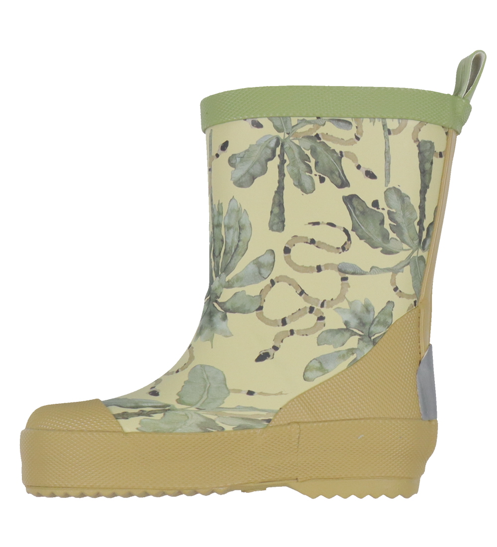 Mikk-Line Rubber Boots - Printed - Gray Green