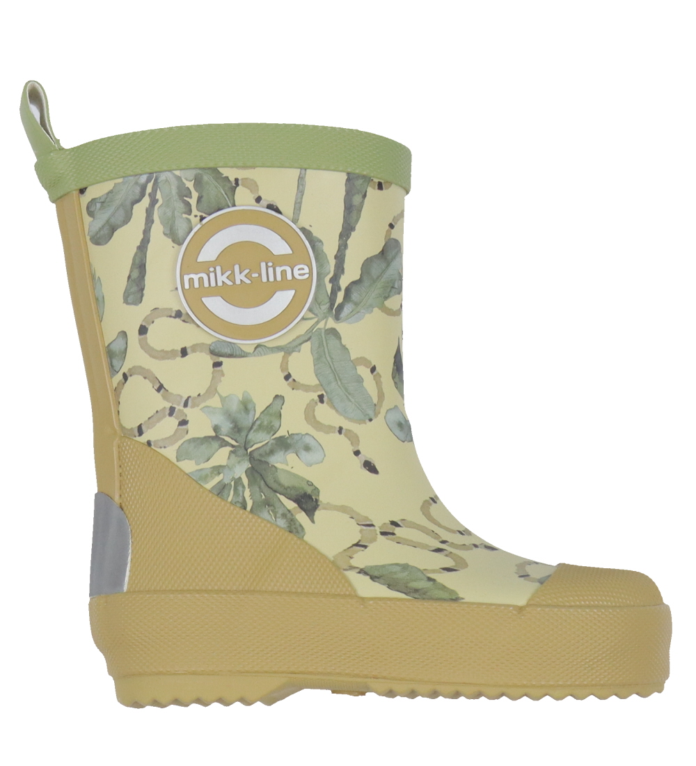 Mikk-Line Rubber Boots - Printed - Gray Green