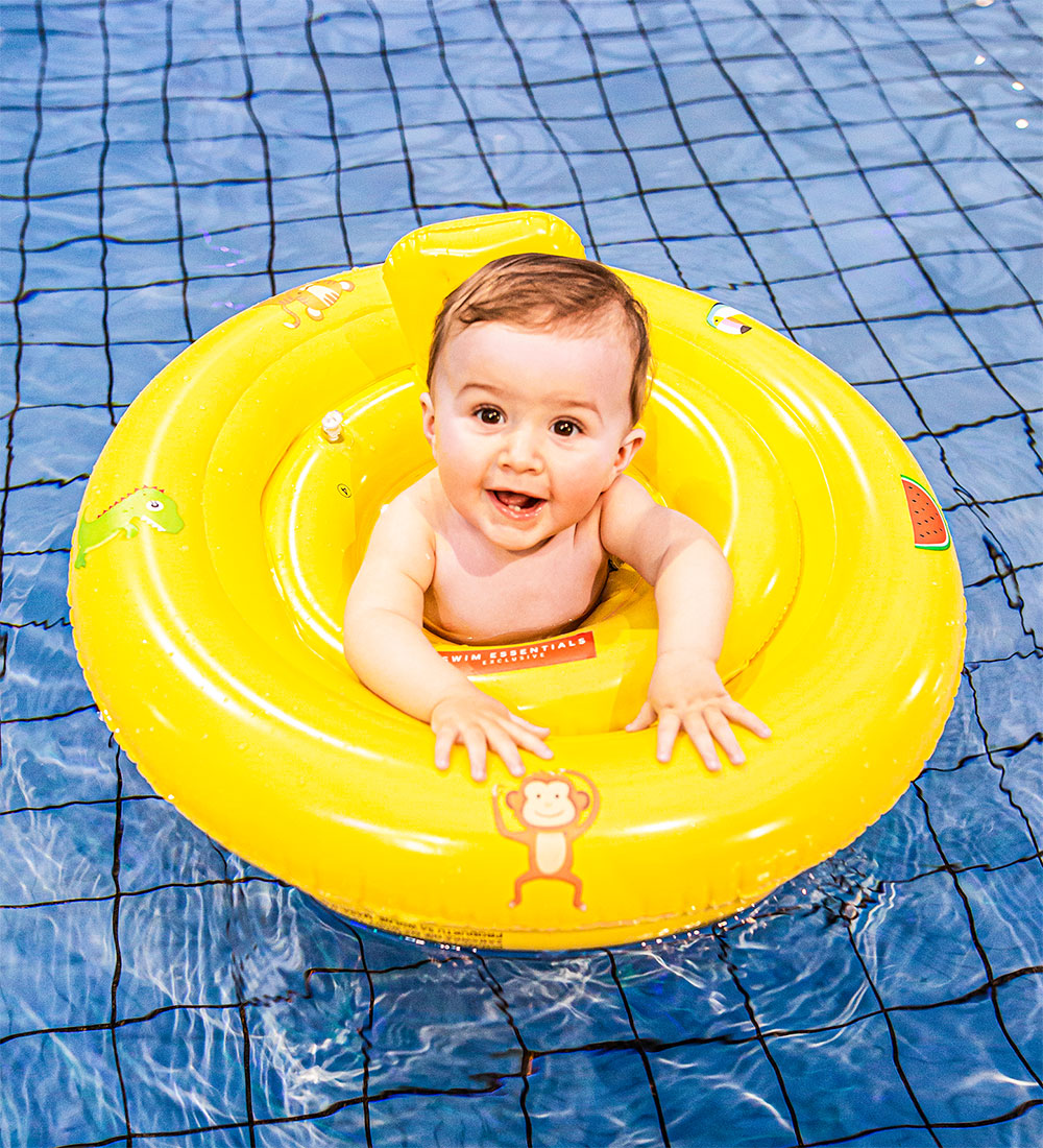 Swim Essentials Baby Swim Ring - 69x25 cm - Happy Yellow