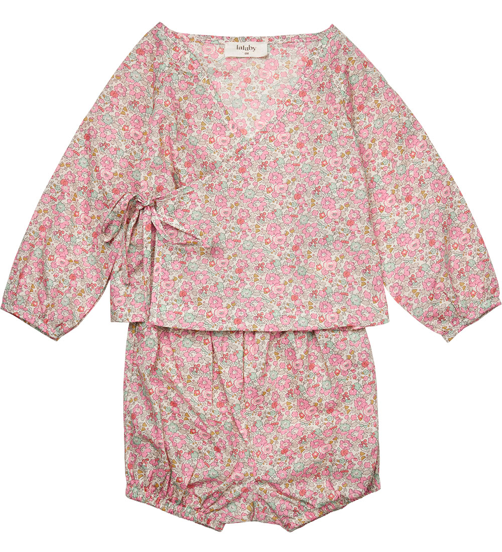 Lalaby Set - Blouse/Bloomers - Wilma - Pink Betsy