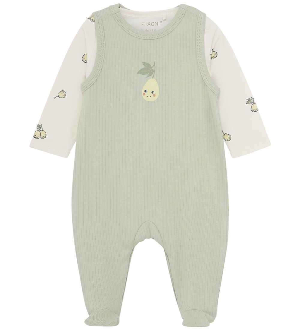 Fixoni Sett - Body I/e/Sparkebukse - Rib - Desert Sage