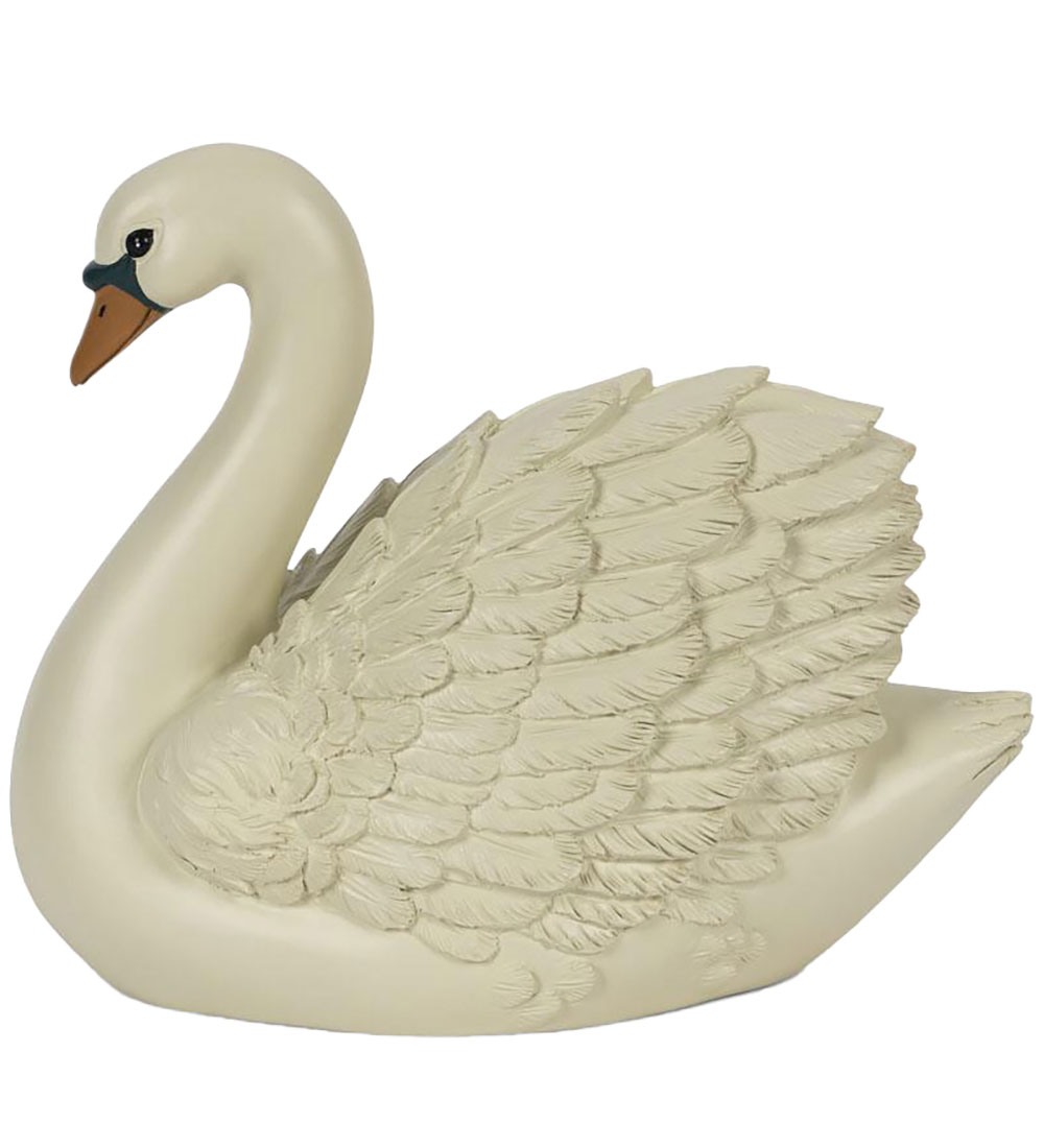 Konges Sløjd Piggy Bank - Polyresin - Swan