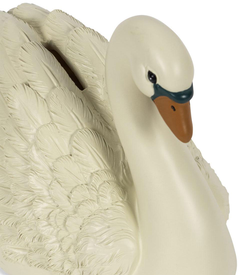Konges Sløjd Piggy Bank - Polyresin - Swan