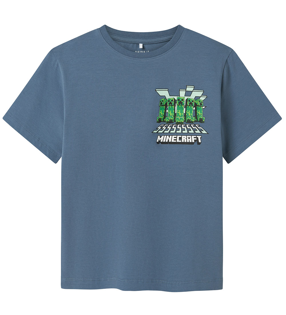 Name It T-shirt - NkmMamun Minecraft - Blue Mirage