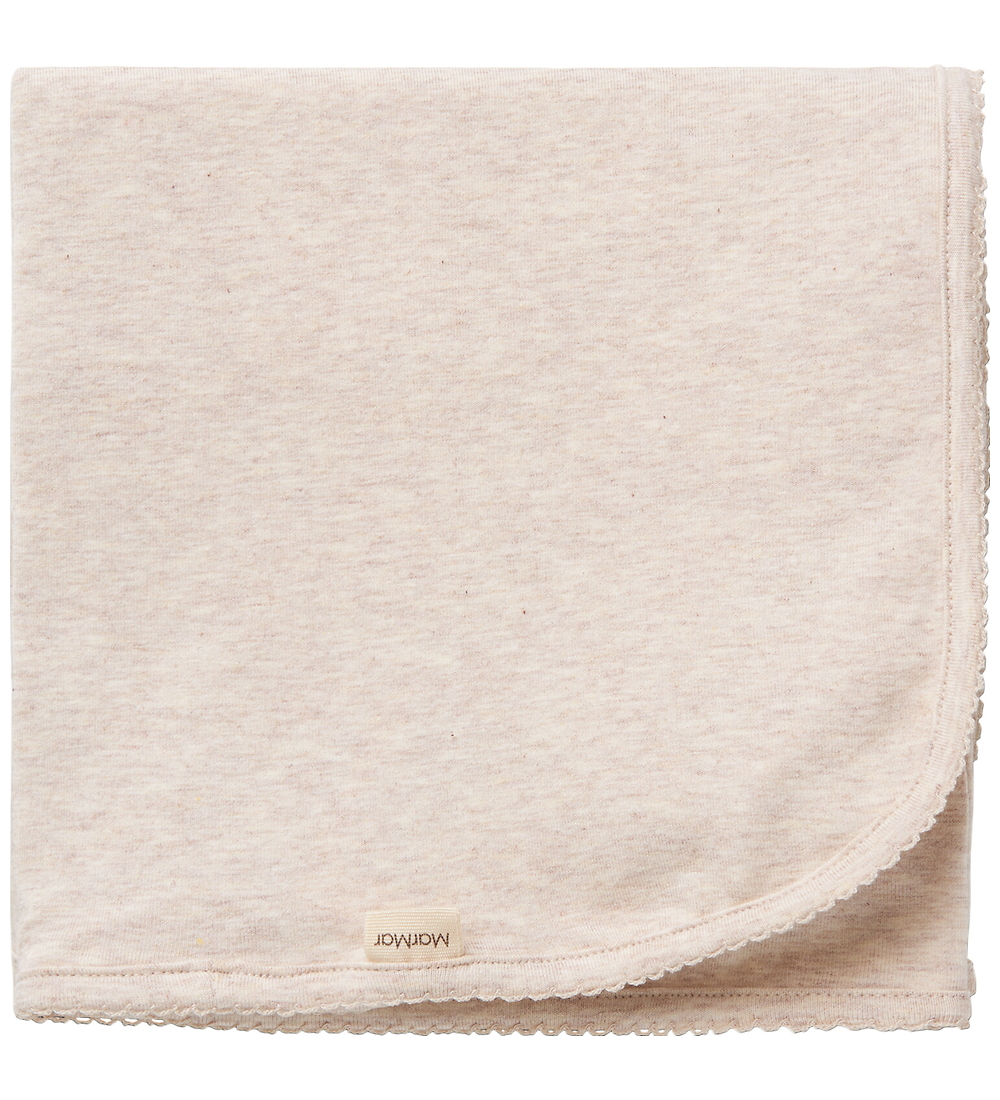 MarMar Baby Blanket - 80x80 cm - Alida - Noos - Light beige mela