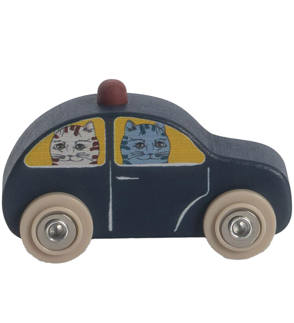 Konges Sløjd Auto - Holz - Kleines Auto - Blau