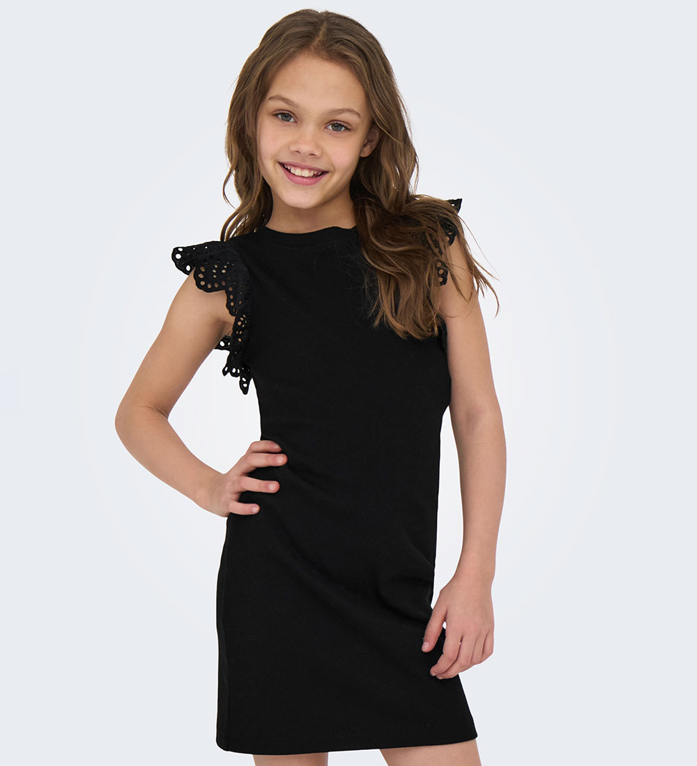 Kids Only Kleid - Noos - Rib - KogDrea - Schwarz