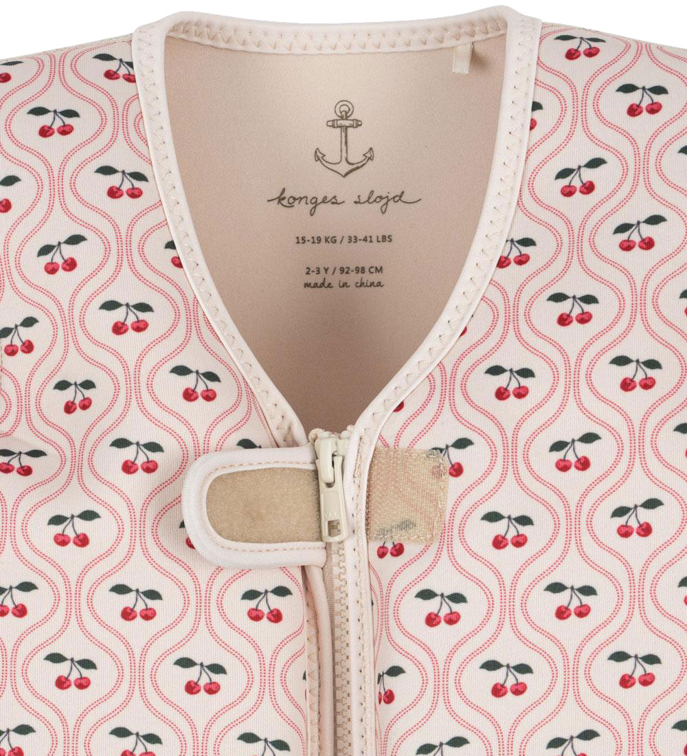 Konges Sløjd Swim Vest - Cherry Pink Motif