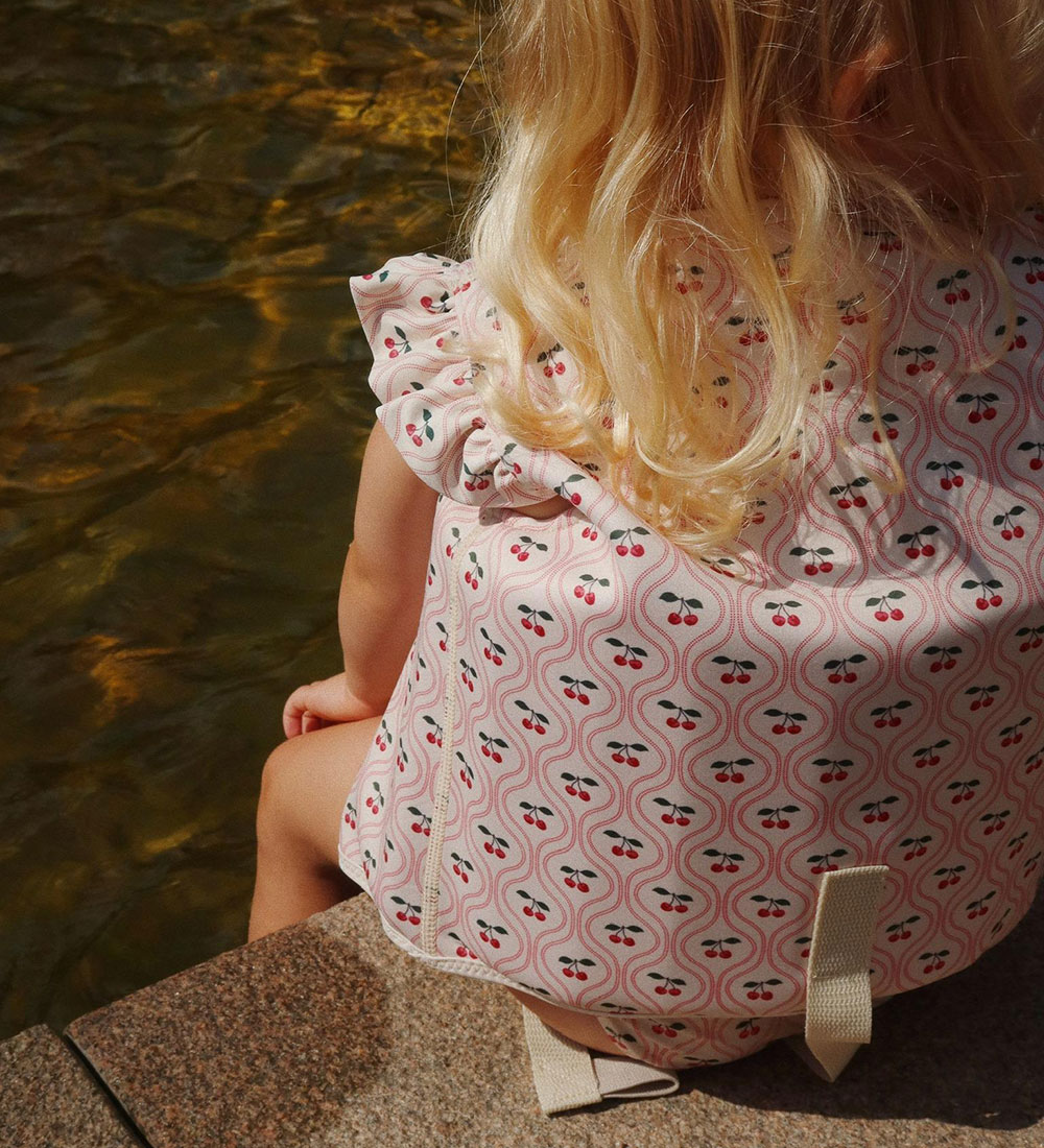 Konges Sløjd Swim Vest - Cherry Pink Motif