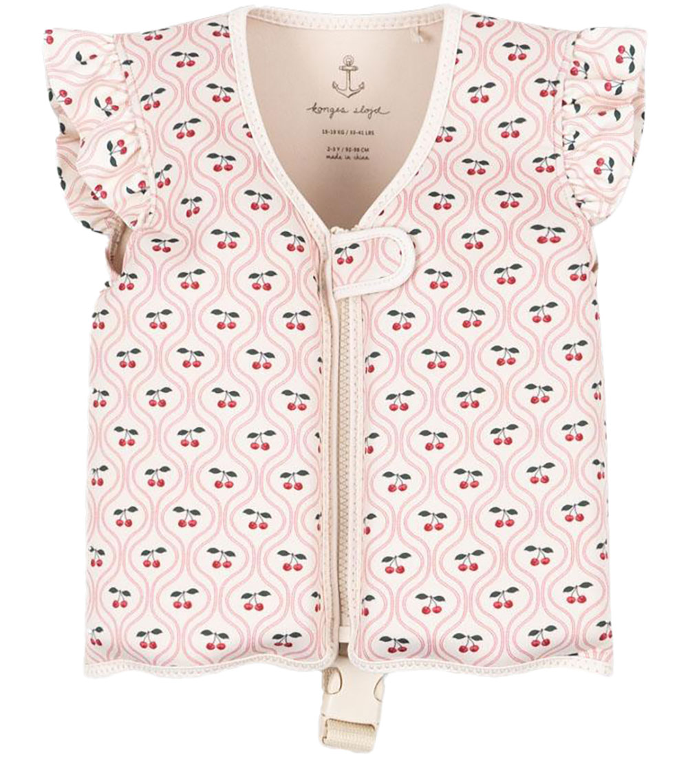 Konges Sløjd Swim Vest - Cherry Pink Motif