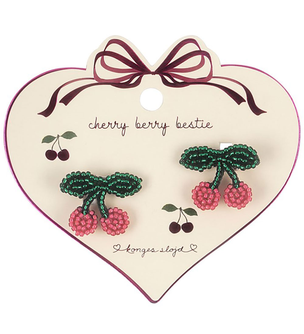 Konges Sløjd Hair Clips - 2-Pack - Cherry