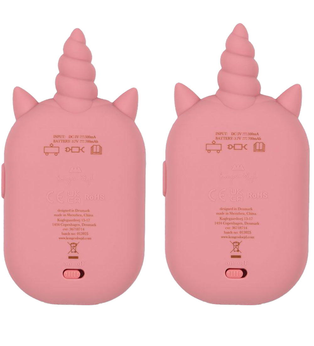 Konges Sløjd Walkie Talkie - Sparkling Pink
